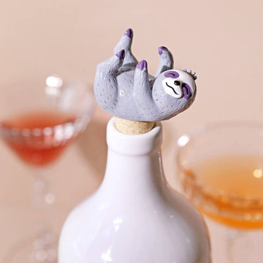 Sloth Bottle Stopper - Lisa Angel